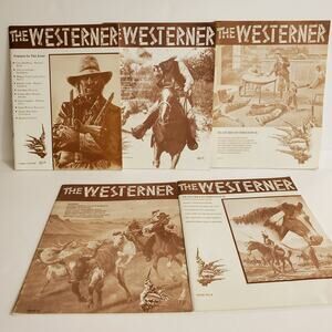 THE WESTERNER Magazine Issue Lot Of 5 1987-90